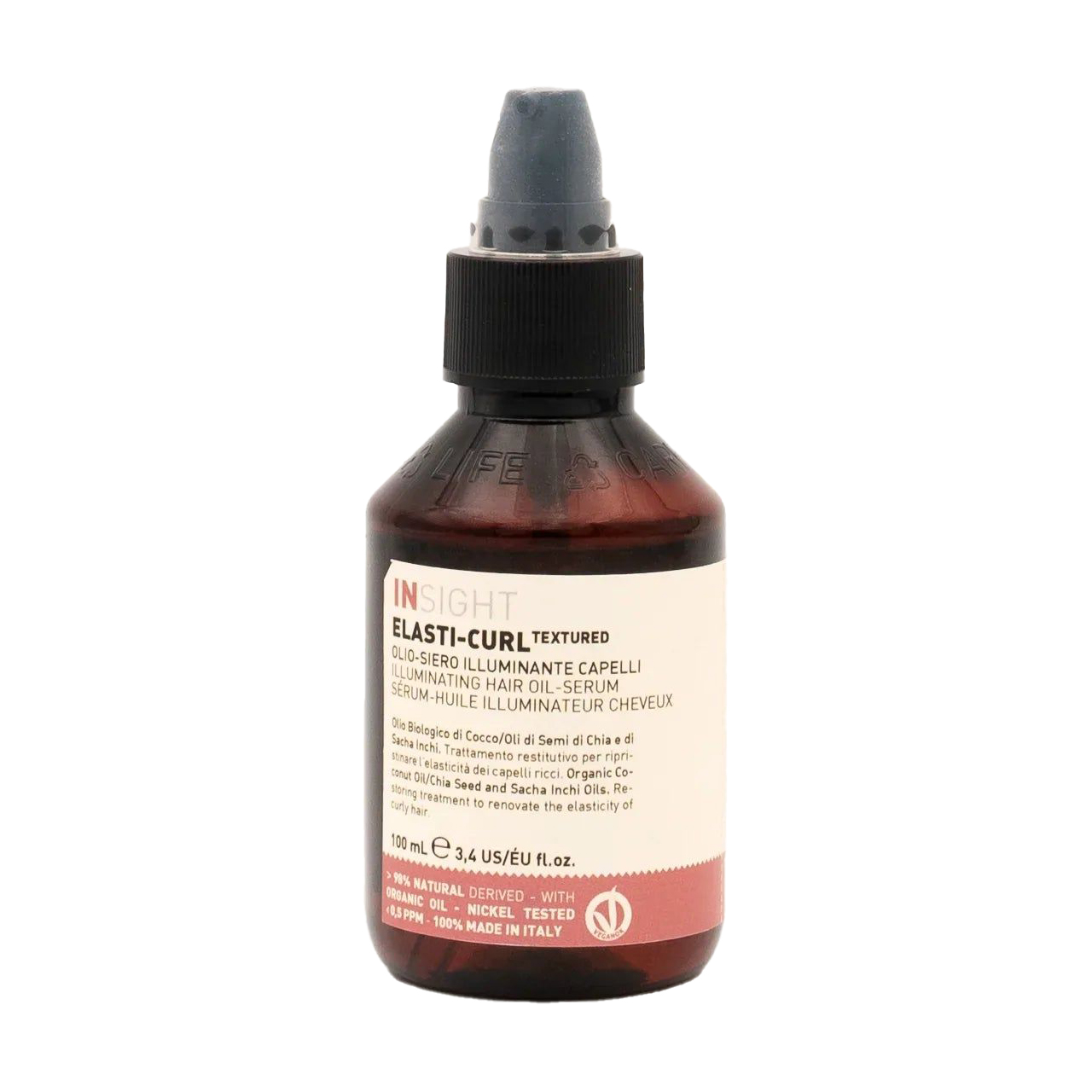 Сироватка Insight Elasti-Curl Illuminating Hair Oil-Serum для в'юнкого волосся, 100 мл